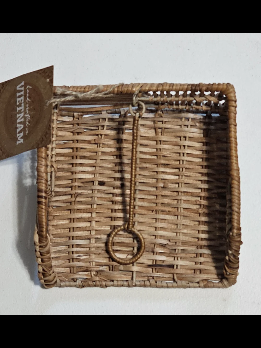 Handcrafted Vietnam Woven Rattan Napkin Holder